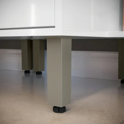 Balcao 80cm 2 Portas Branco com Tampo (6445) - Imagem 3