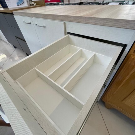 Balcao 1,20m 100% MDF-BP 2 portas 3 gavetas com Tampo (5610-1789) - Imagem 4