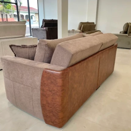 Sofá 2,20m vira Cama Compose em Couro Ecológico (3798) - Imagem 5
