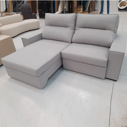 Sofa 2,44m Houston com Assento Mega Retrátil Cinza (2750) - Imagem 4