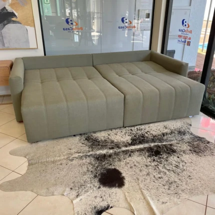 Sofa 2,50m vira Cama - Noronha- tecido Verde Pistache (8021) - Imagem 6