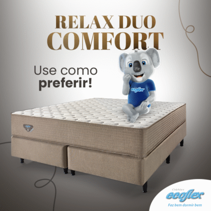 Cj. Box Queen 1,58m Relax Duo - Macio - Ecoflex (5301) - Imagem 6