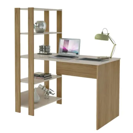 Mesa Escritório 1,20m Match com Estante acoplada (614) - Imagem 4