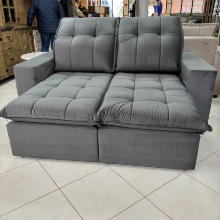Sofa 3 e 2 lugares Retrátil e Reclinável Vancouver da Di Qualita (3121-3240) - Imagem 4