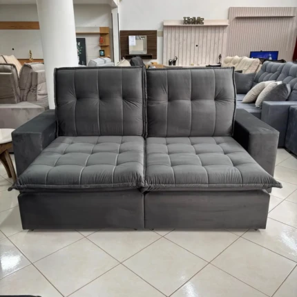 Sofa 3 e 2 lugares Retrátil e Reclinável Vancouver da Di Qualita (3121-3240) - Imagem 9