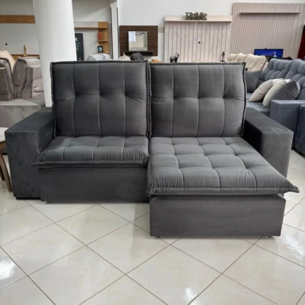 Sofa 3 e 2 lugares Retrátil e Reclinável Vancouver da Di Qualita (3121-3240) - Imagem 3