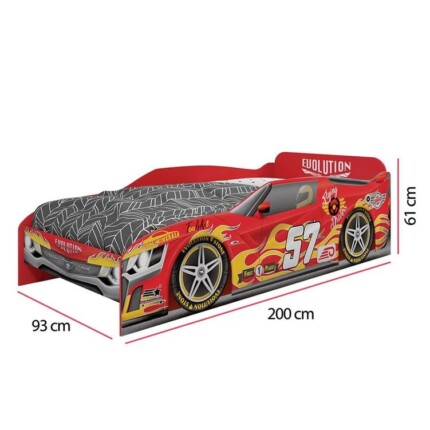 Cama de Solteiro Carros Vision (2770) - Imagem 3