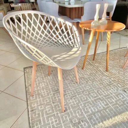 Cadeira Monaco Pés de Aço - Nude (2340) - Imagem 3