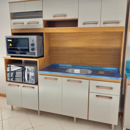Cozinha 1,86m Sevilha Compacta Freijo (3545) - Image 1