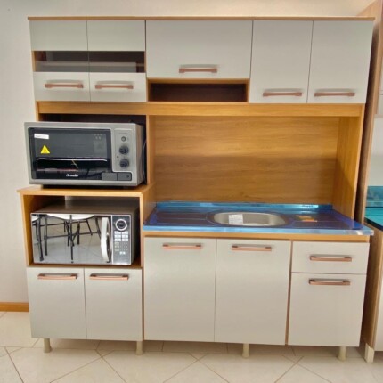 Cozinha 1,86m Sevilha Compacta Freijo (3545) - Image 2