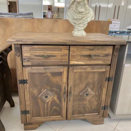 Balcão Rustico em Madeira 90cm (5786) - Imagem 1