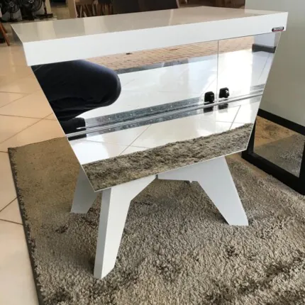 Mesa de Cabeceira 2 Gavetas TW722 com Espelhos (4719)