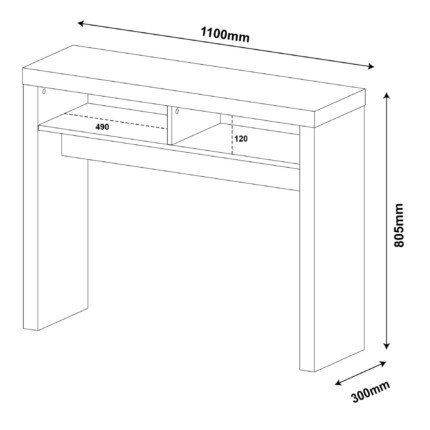 Aparador 1,10m Vega Pinho (876) - Imagem 3