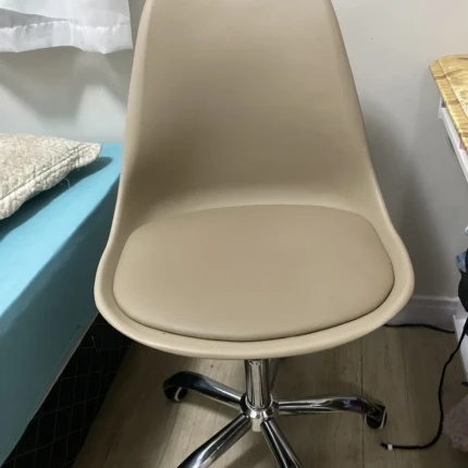 Cadeira Giratoria Chicago Eiffel assento estofado Nude (3304) - Imagem 3