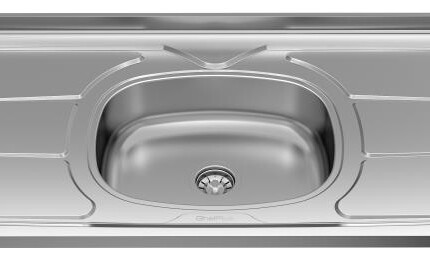 Pia 1,20m Inox base Concretada (577) - Imagem 4