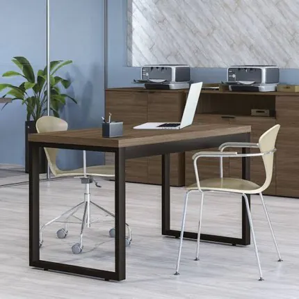 Mesa Escritório 1,50m F150 Pés de Aço (4618) - Imagem 5