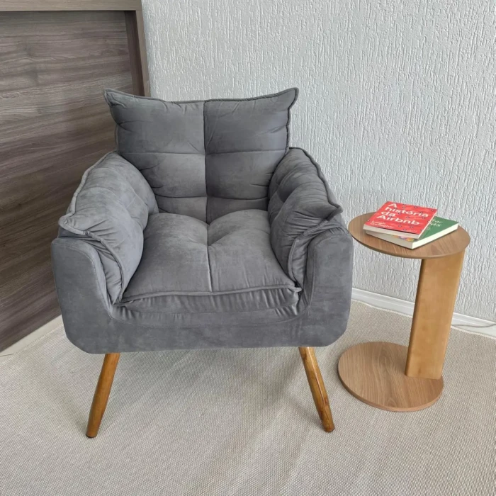 Lo Opala - Tecido VELUDO 29 CINZA - BELLUS (CD 4366) (1)