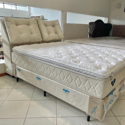 Cj. Box Casal 1,38m Lush Delicato - Macio - Ecoflex (4144)