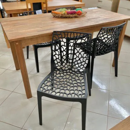 Cadeira Gruvyer Preto Empilhavel - Suporte 184kg (6836) - Imagem 3