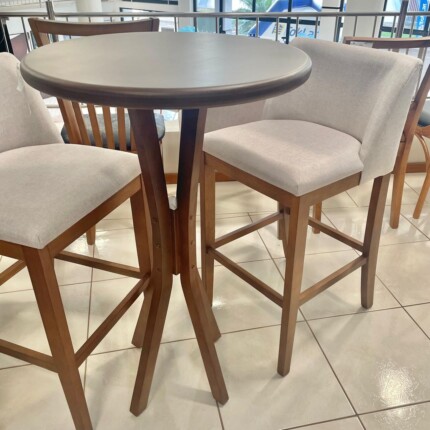 Kit Mesa Bistro Ingles com 2 Banquetas Ambient (945-3541) - Imagem 3