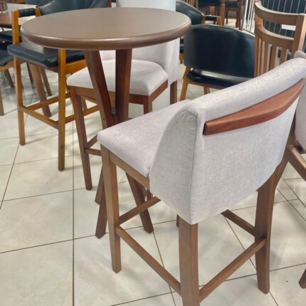 Kit Mesa Bistro Ingles com 2 Banquetas Ambient (945-3541) - Imagem 2