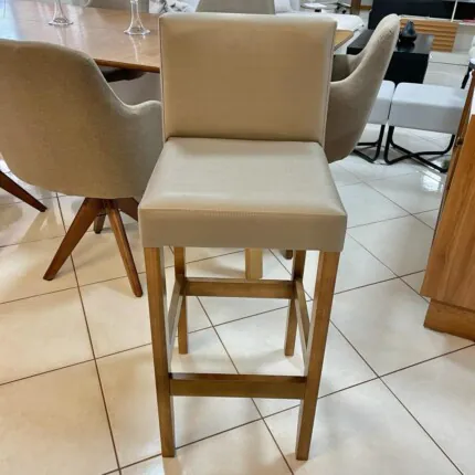 Banqueta em Madeira Eva Tecido Impermeável (6257) - Imagem 4