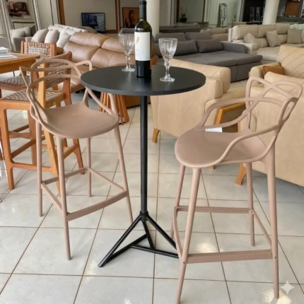 Kit Mesa Dot com 02 Banquetas Allegra Nude (6756-3867)