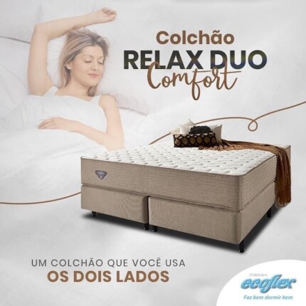 Cj. Box King 1,93m Relax Duo - Macio - Ecoflex (6620) - Imagem 7