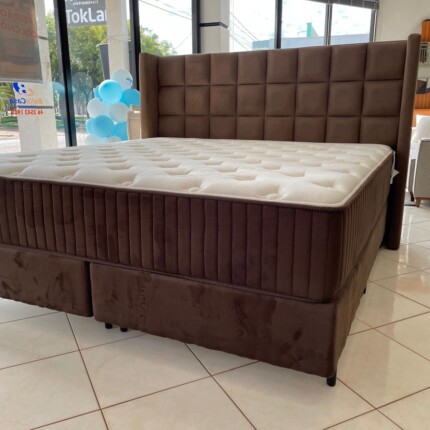 Cj. Box Queen 1,58m Sensazione - Confortável - Ecoflex (6663)
