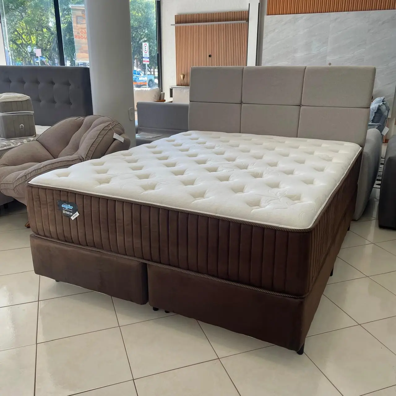 Cj. Box Queen 1,58m Sensazione – Confortável – Ecoflex (6663