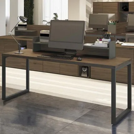 Mesa Escritório 1,50m F150 Pés de Aço (4618) - Imagem 4