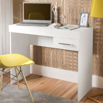 Mesa Escritório 91cm Compacta Branco (1838) - Imagem 6