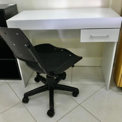 Mesa Escritório 91cm Compacta Branco (1838) - Imagem 4