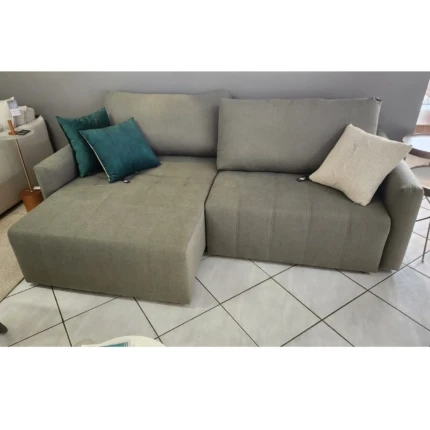 Sofa 2,50m vira Cama - Noronha- tecido Verde Pistache (8021)