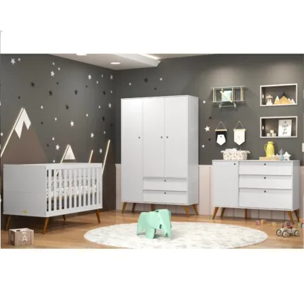 Quarto Infantil Gold 03 Portas - 03 Peças