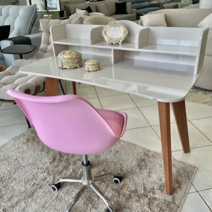 Mesa Penteadeira 1,20m Sofia Off White (4099) - Imagem 6