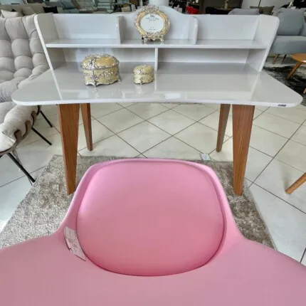 Mesa Penteadeira 1,20m Sofia Off White (4099) - Imagem 7