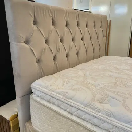 Cabeceira Queen 1,60m Especial Nobre Creme (6497)