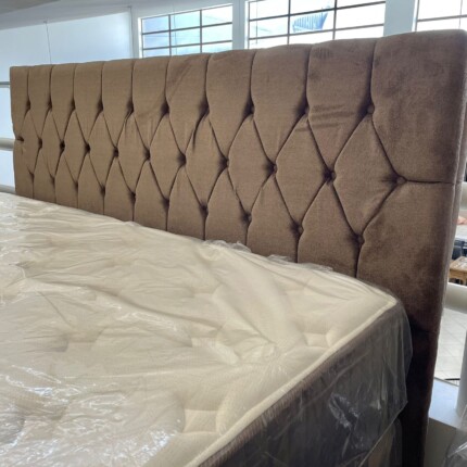 Cabeceira KING 1,95m Especial Boucle Chocolate (4814) - Imagem 1