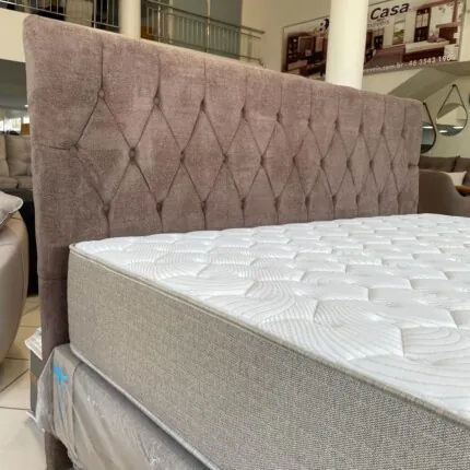 Cabeceira Queen 1,60m Especial Boucle Chocolate (5141) - Imagem 1