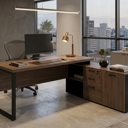 Mesa de Escritório Canto FLEX Medida Extensivel Sat (2549)