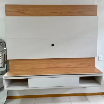 Painel 1,95m Lincoln Cinamomo e Lacca Off White (3453) - Imagem 4