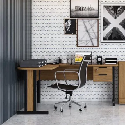 Mesa Escritório de Canto 1,50m x 1,70m 1170 Itapua (5312) - Imagem 3