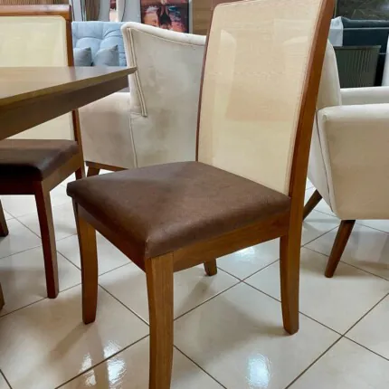 Mesa Lotus 2,00m (4019) com 8 Cadeiras de Tela Alta (1088) - Imagem 3