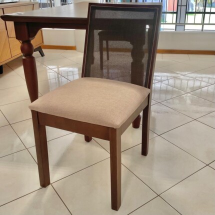 Mesa 2,00m Larissa (3154) com 6 Cadeiras Havana em Madeira (3561) - Imagem 3
