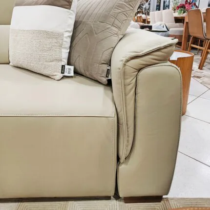 Sofá 100% Couro Legitimo Laurent 2,40m (6355) - Imagem 5