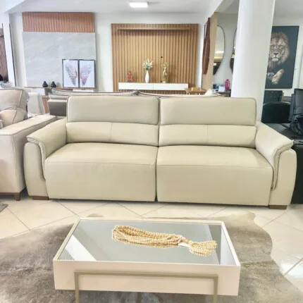 Sofá 100% Couro Legitimo Laurent 2,40m (6355) - Imagem 10