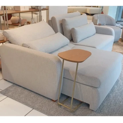 Sofa 2,48m Zurich – Vira Cama – Tecido Linho (2433) - Imagem 3