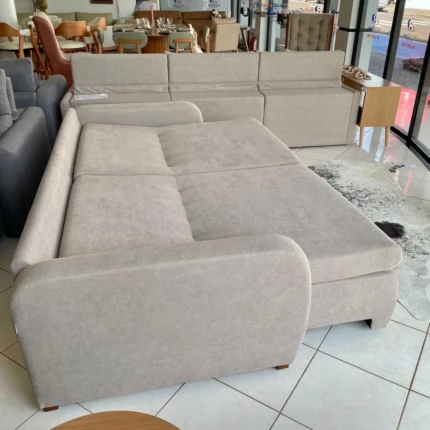 Sofa 2,50m Zurich – Vira Cama – Tecido Linho (2433) - Imagem 5