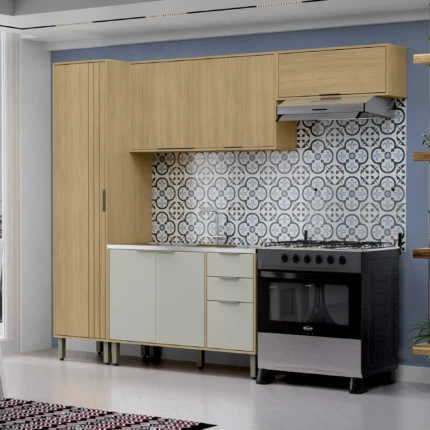 Cozinha 2,50m Gloria Carvalho com off (5889)